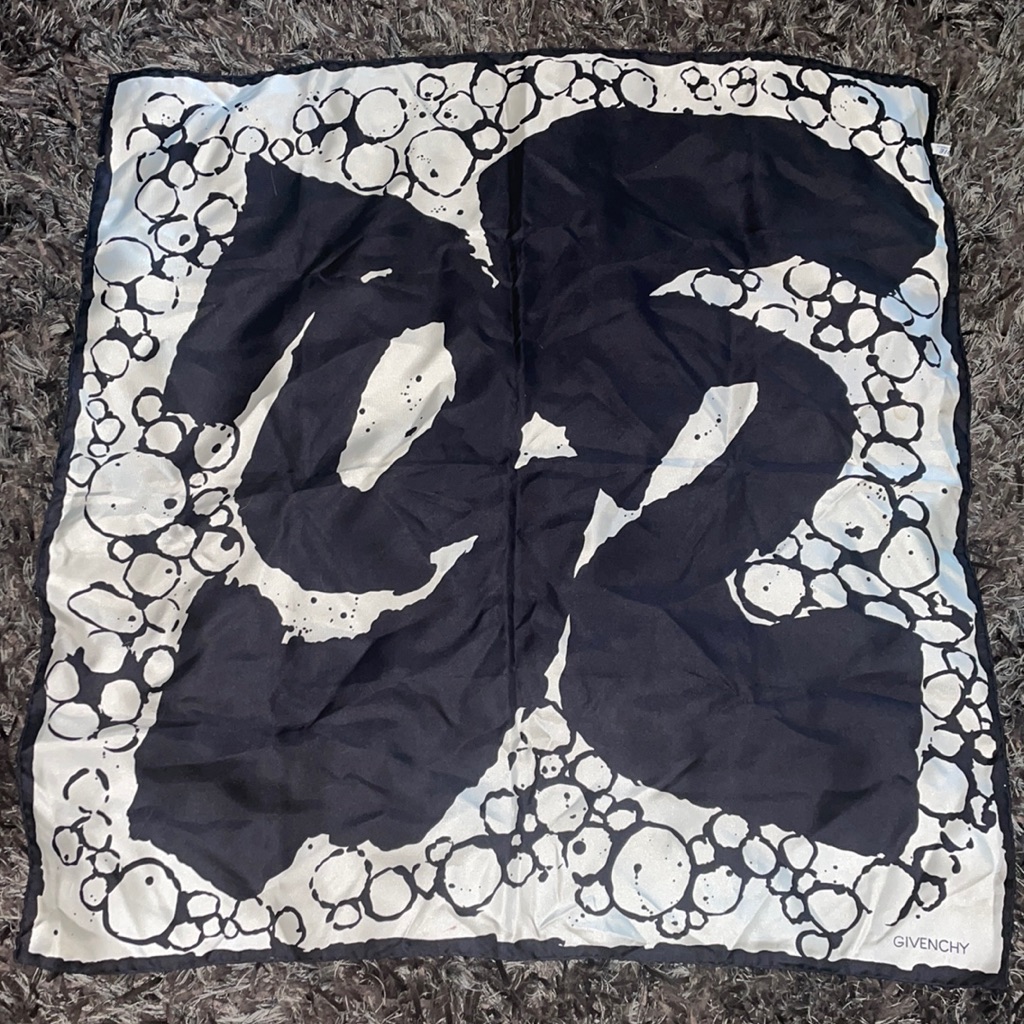 Authentic Givenchy Silk Scarf Made In France Authentic Givenchy Silk Scarf Made In France